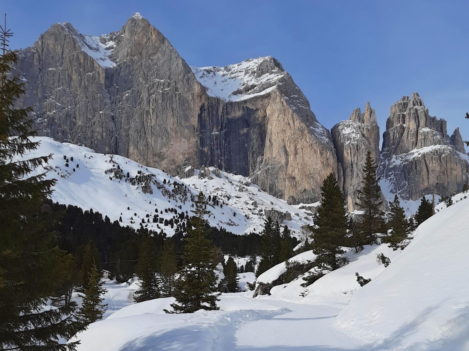 Winterwanderung zur Gardeccia-Hütte